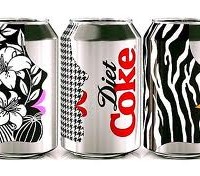 Coke's tampering with its cans again, this time for Diet Coke 'Love it Light' campaign
