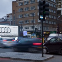 Winter temperature digital poster is a cool wheeze from Audi and Outdoor Plus