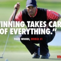 Winning takes care of everything says Tiger Woods for Nike - but does it?