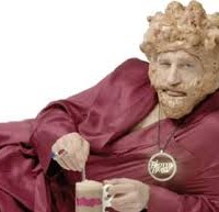 Wispa and Fallon unveil Boris-style 'frothy beast.'