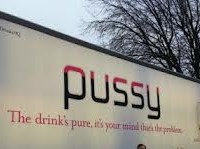 UK Pussy drinks firm claims its name is not about pussies at all as its BMB posters are banned