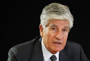 Maurice Levy, French advertising group Publicis Chief executive, attends a Reuters Global Media and Technology Summit in Paris in this file photoq