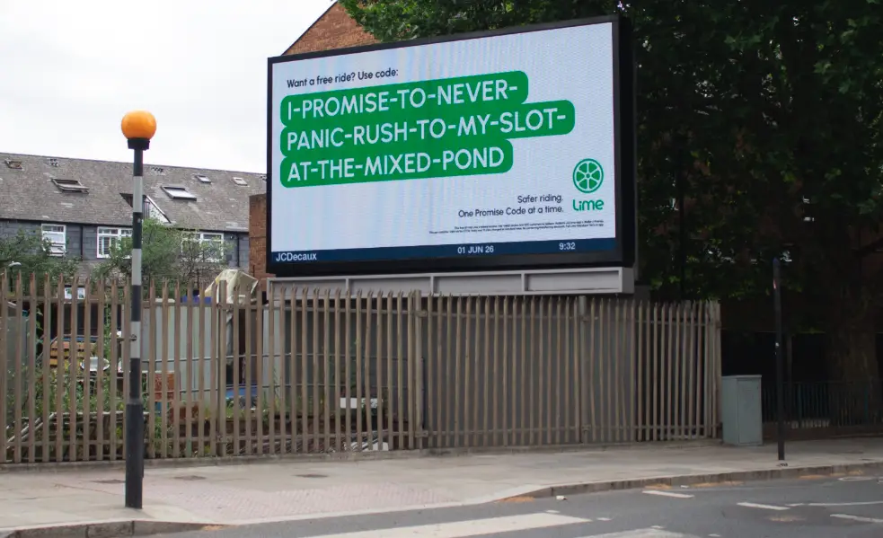 The Or turns promo codes into creative gold for Lime bikes - More About Advertising