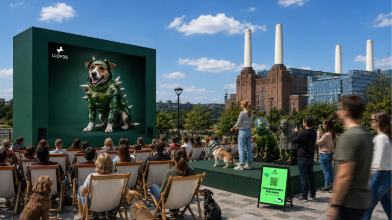 Publicis London wins double Gold for Lloyds Bank and Fertility Action in Ocean Outdoor Digital Creative Competition